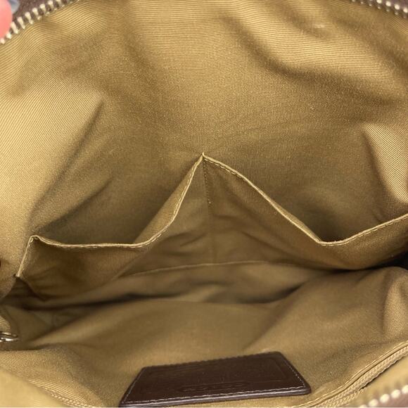 Coach Signature C Jacquard & Suede Bag - Picture 15 of 16